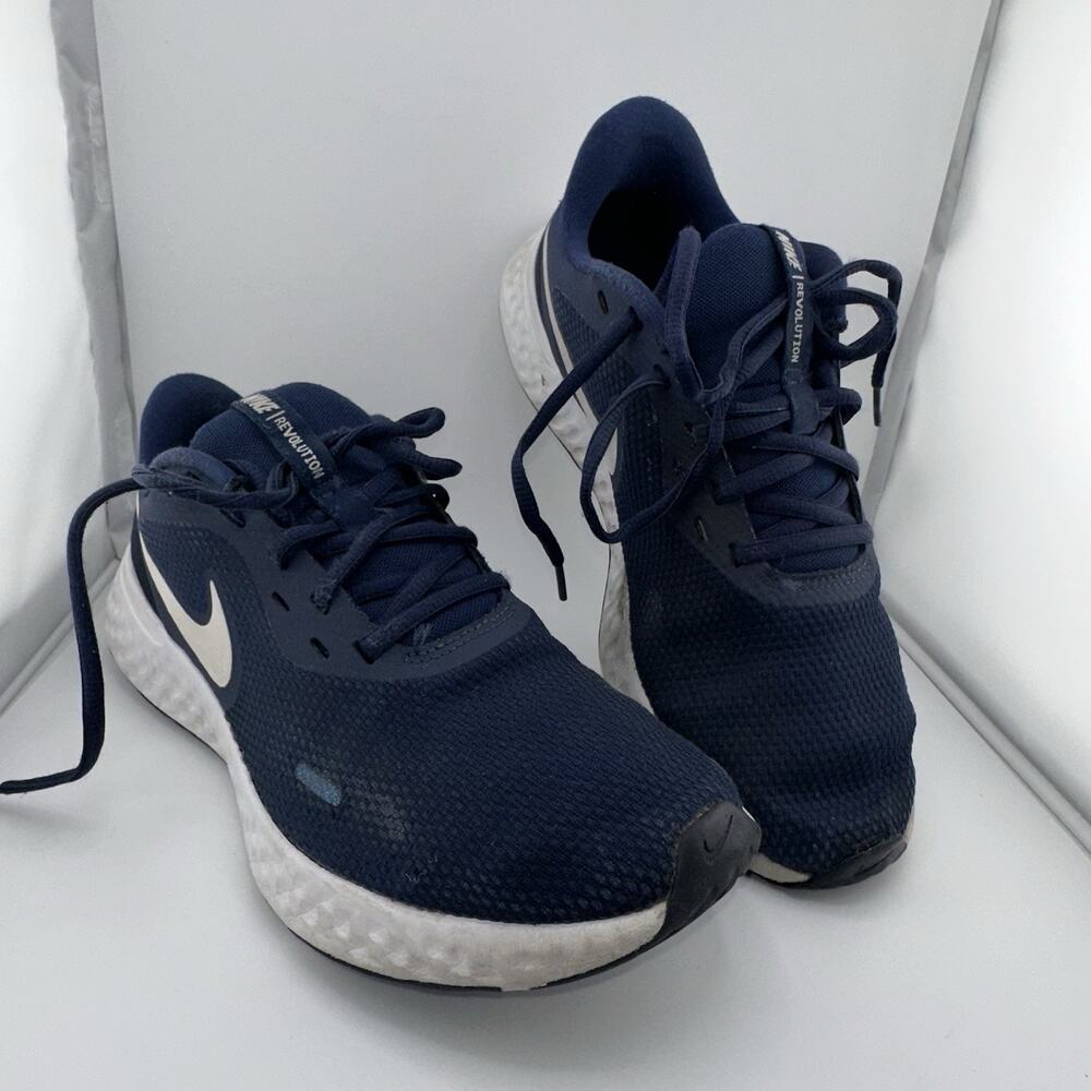 Nike Revolution 6 Next Nature Navy‎ White Running Shoes Men’s 8.5 BQ3204-400